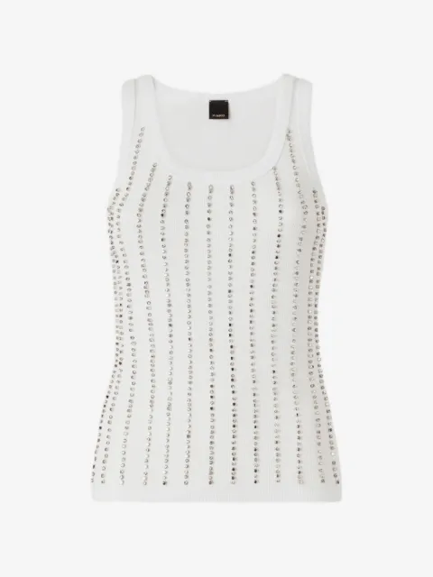 PINKO vest top with jewel details