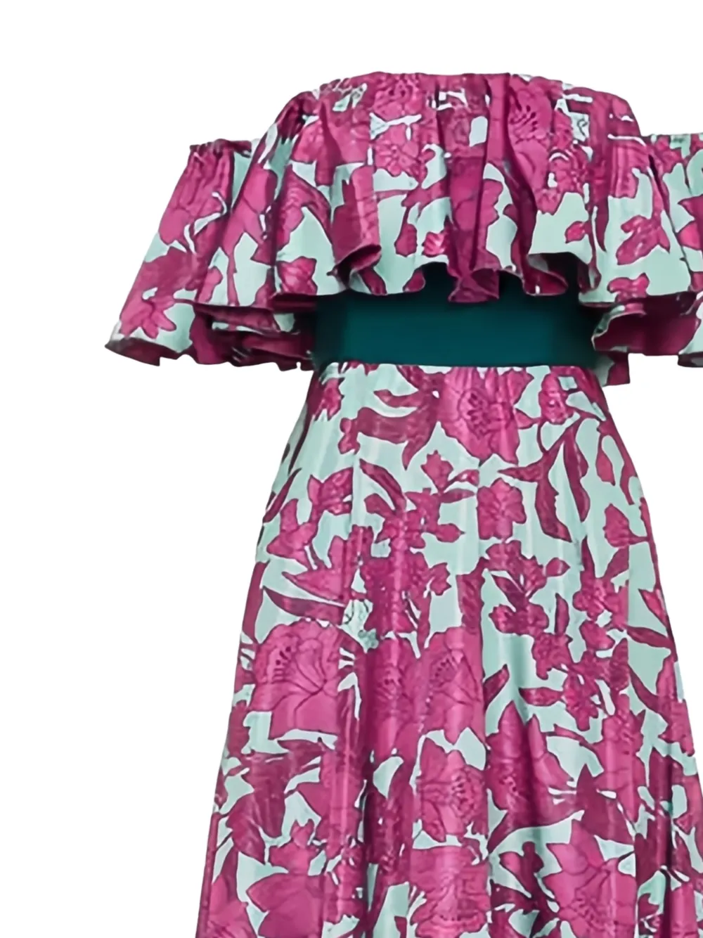 La DoubleJ Shazam! off-shoulder jurk Roze
