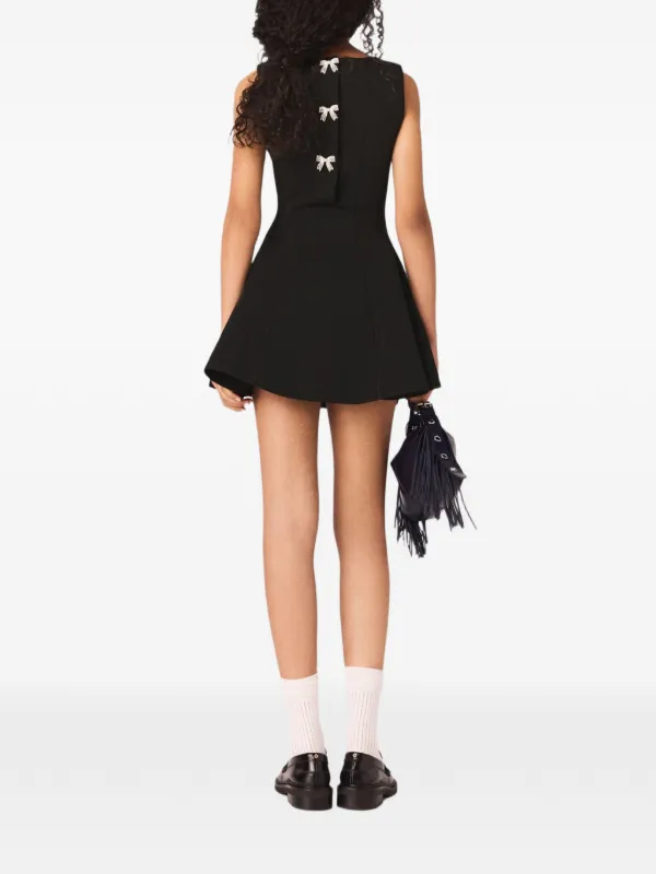 maje skater dress Skater dress with jewelled bows