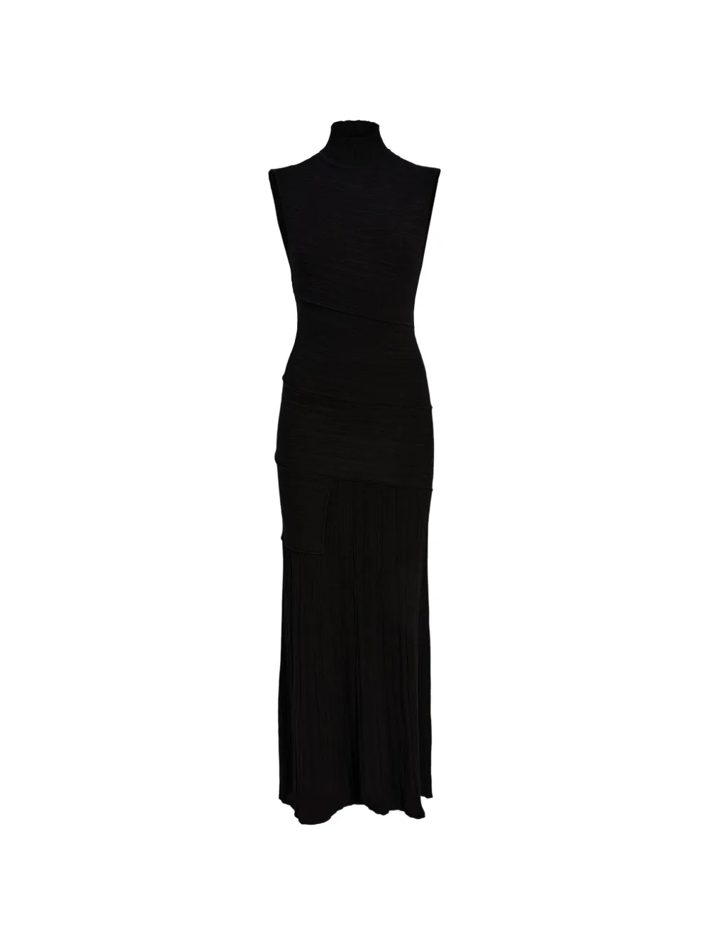 Proenza Schouler Federica pleated midi dress - Nero