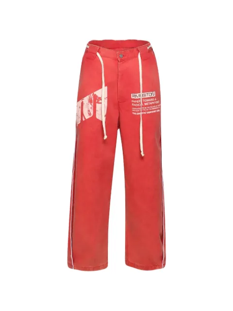RRR123 logo working man trousers