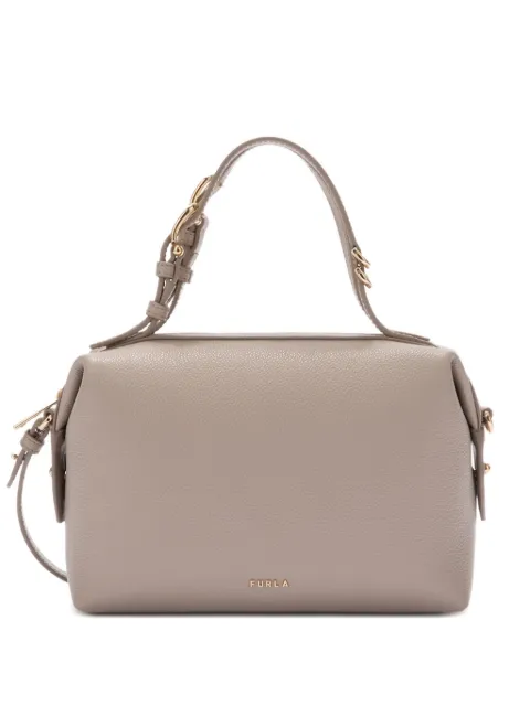 Furla small Double Boston leather tote bag