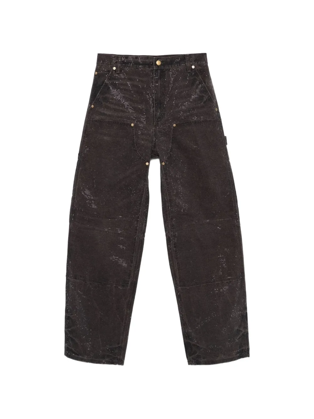 Alexander Wang riveted jeans - Marrone