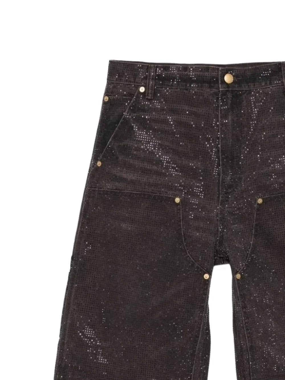  Alexander Wang Riveted Jeans - Brown 