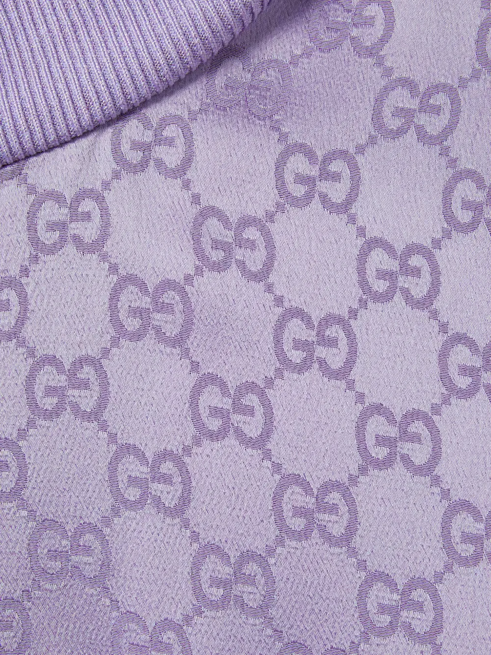 Gucci GG Jacquard Zip Jacket | Purple | FARFETCH
