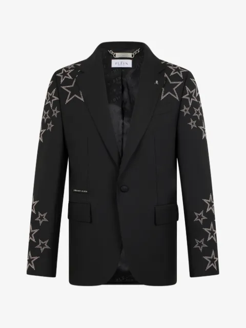 Philipp Plein studs star-detail blazer