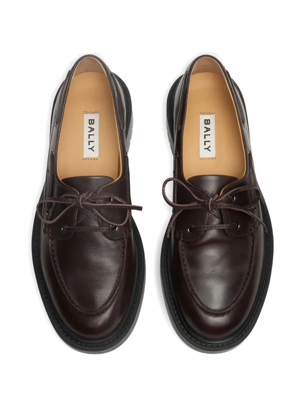 Bally B-Lug derby schoenen met chunky zool Bruin