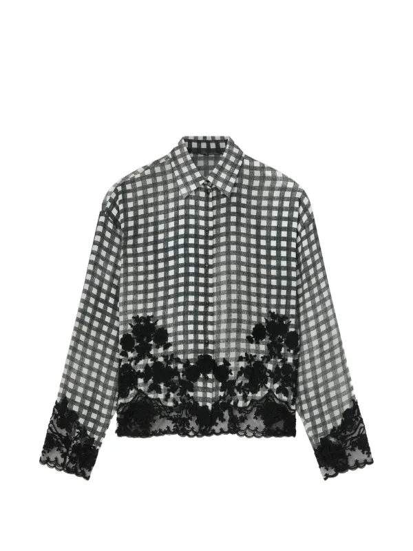 Ermanno Scervino Vichy フローラル シャツ | ホワイト | FARFETCH JP