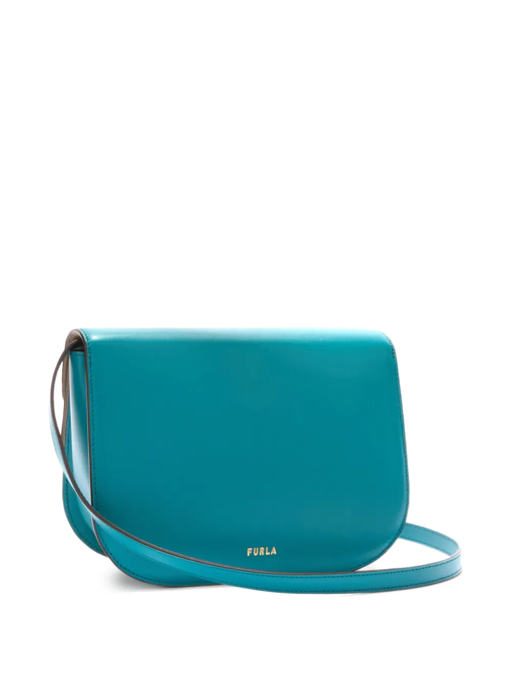  Furla Small Sfera Flap Crossbody Bag - Blue 