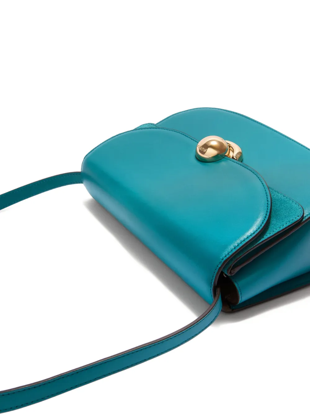 Furla Klein Sfera denim crossbodytas met klep Blauw