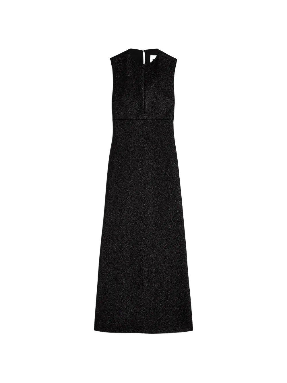 Jil Sander sleeveless shift dress - Nero