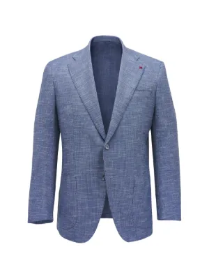 Isaia パッチポケット ジャケット | ブルー | FARFETCH JP