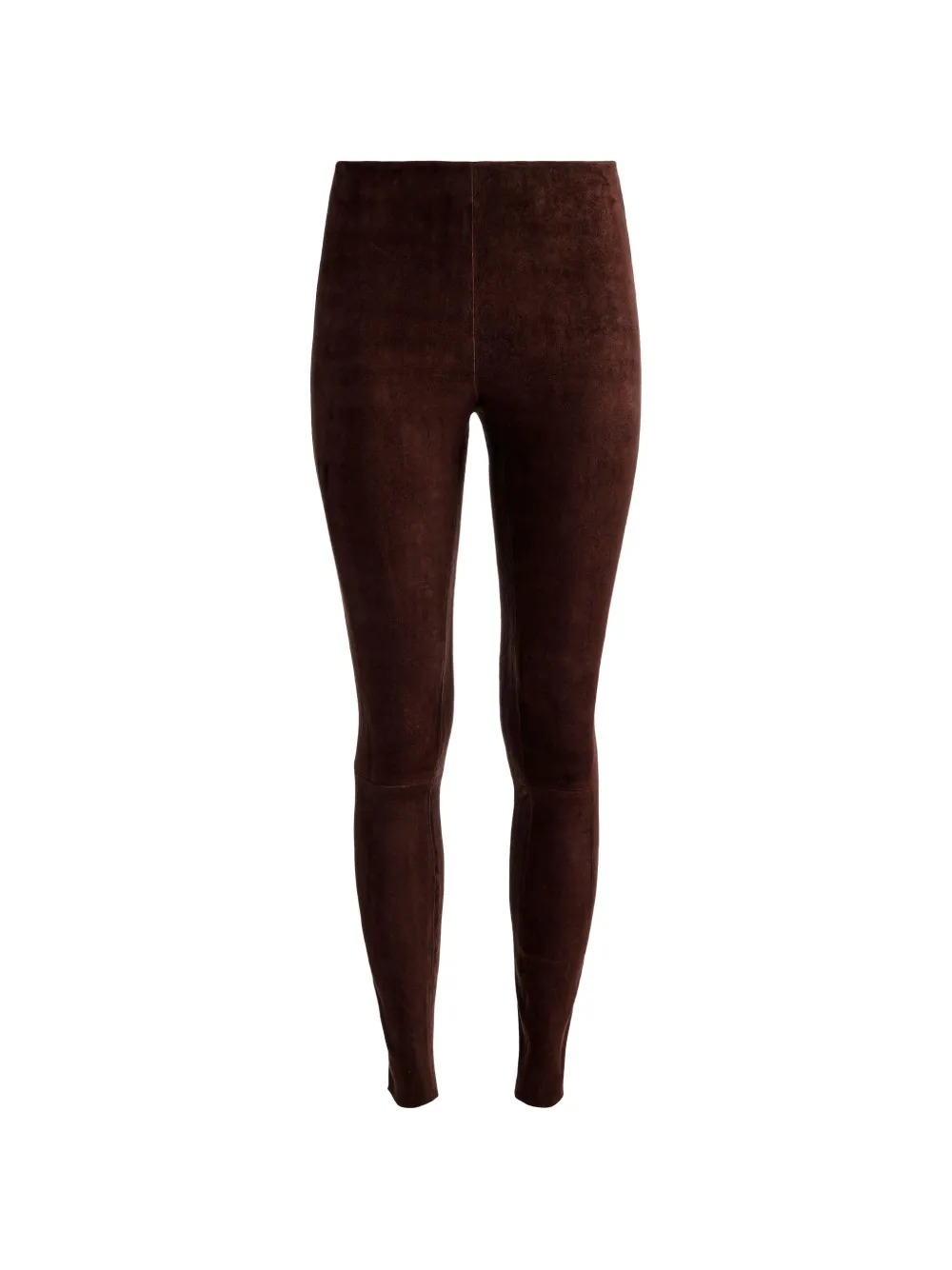 alice + olivia Lennox suede legging - Marrone