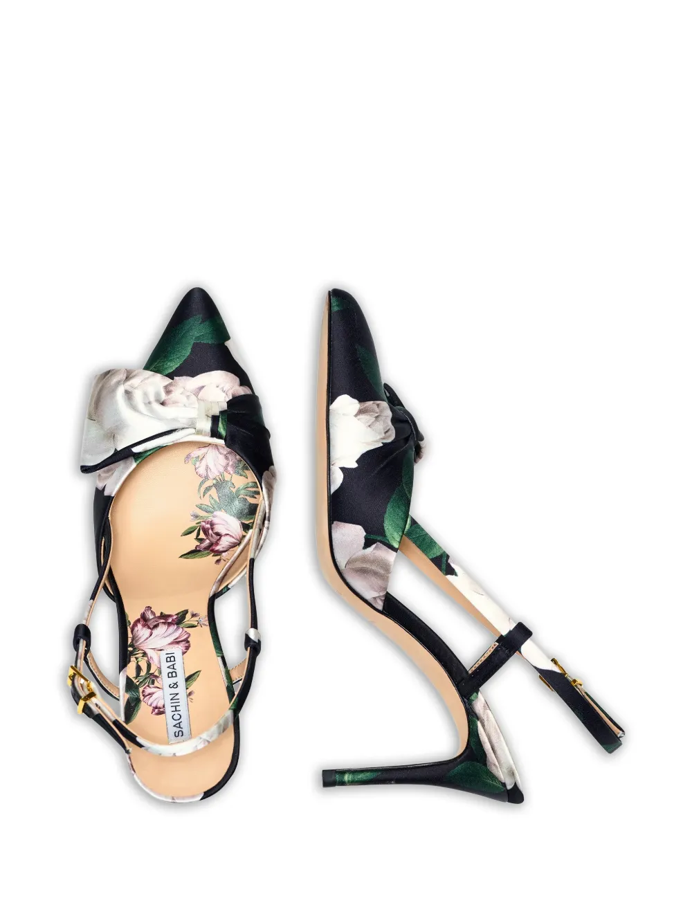  Sachin & Babi Lenox Floral Pumps - Black 