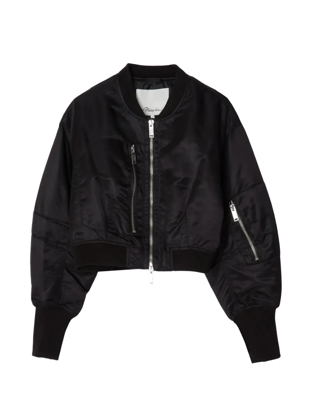 3.1 Phillip Lim zip-up bomber jacket - Nero