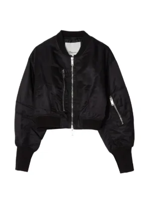 ふくふく3 3.1 Phillip Lim zip-fastening balloon-sleeve Jacket | Black | FARFETCH