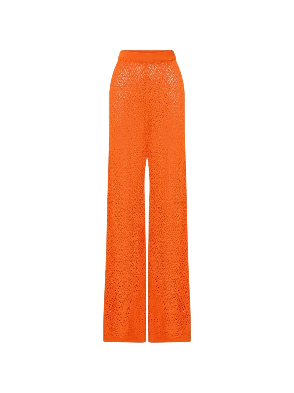 Camilla wide flare trousers - Arancione