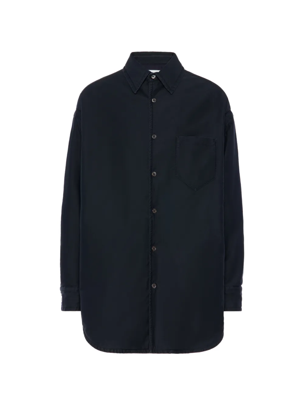 Maison Margiela pocket long-sleeved shirt - Blu