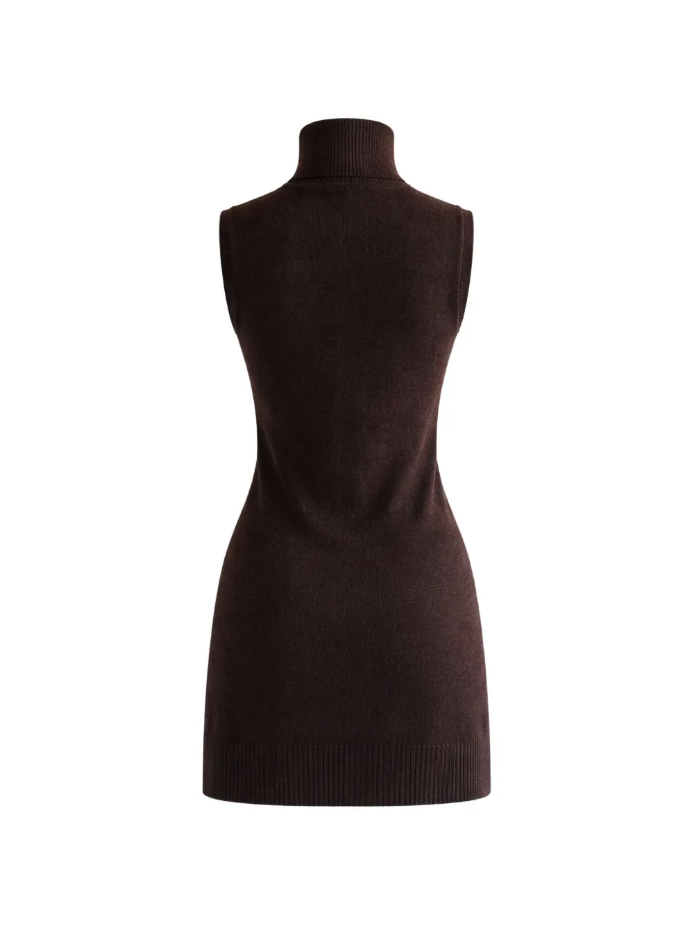  Reformation Roll-neck Sleeveless Knitwear - Brown 