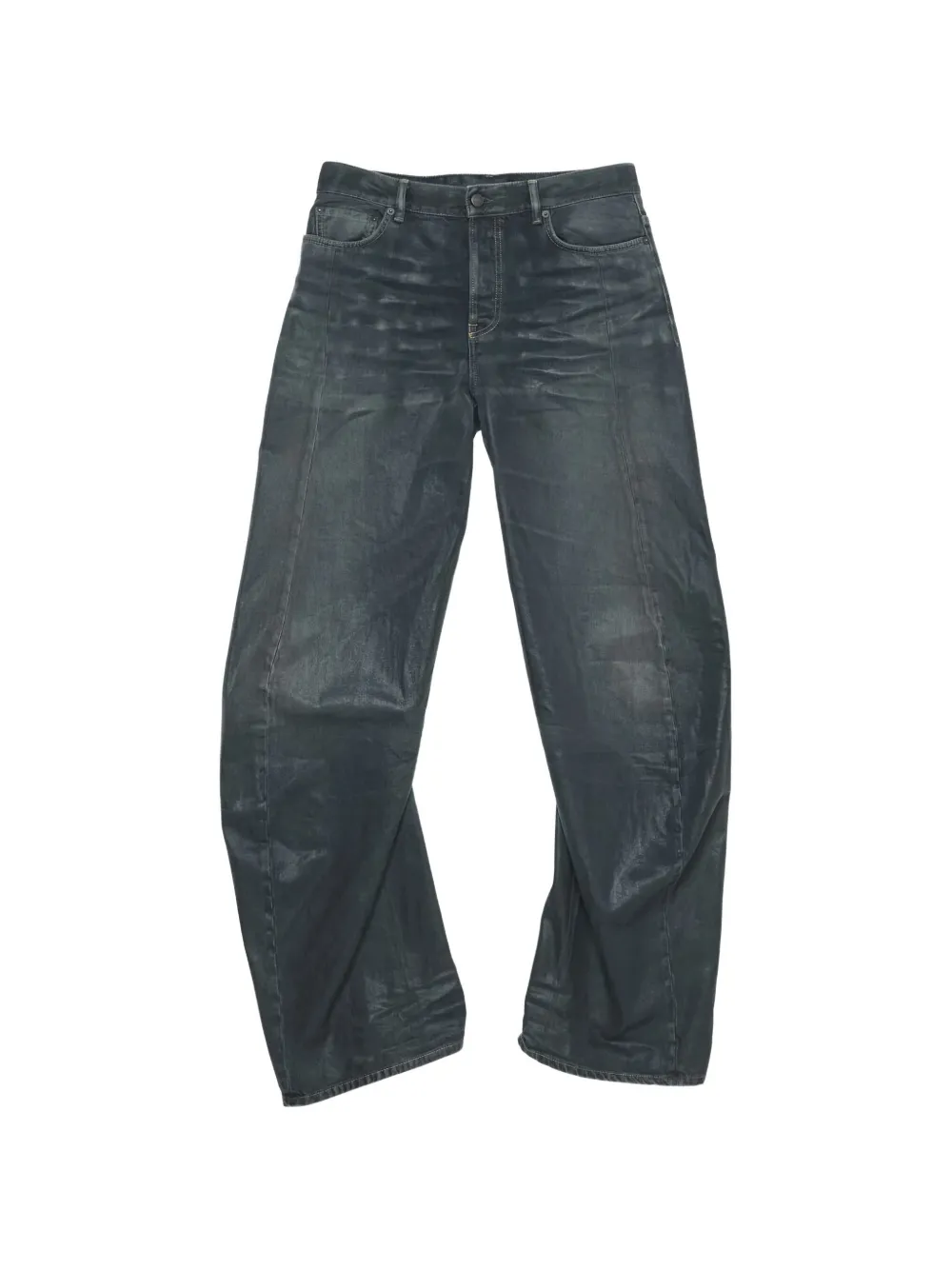 Acne Studios Jeans con applicazione A00550 - Nero