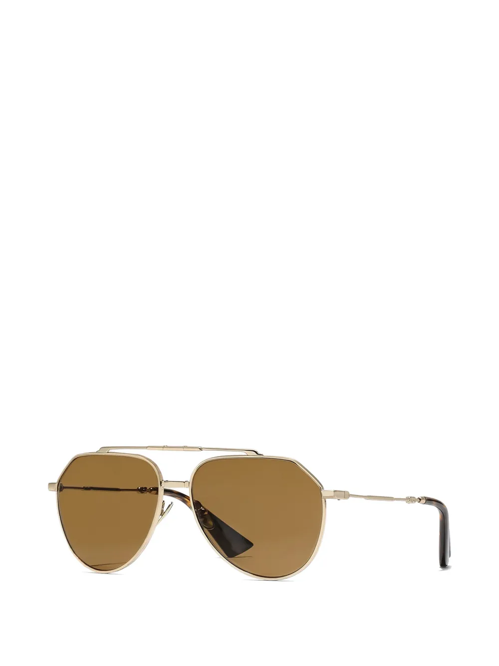 Dolce & Gabbana Eyewear Stefano zonnebril met geometrisch montuur Goud