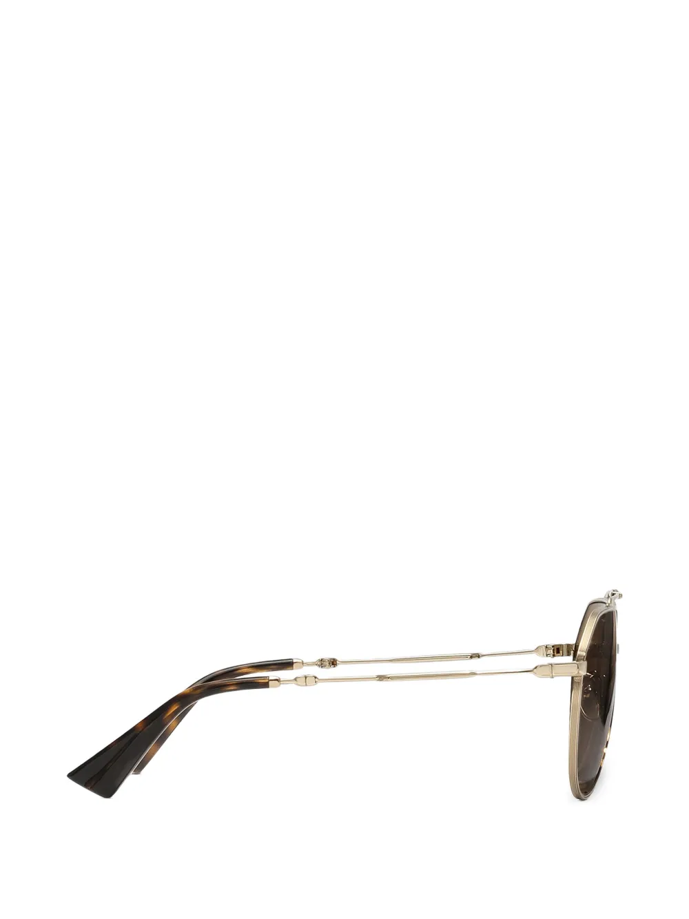 Dolce & Gabbana Eyewear Stefano zonnebril met geometrisch montuur Goud