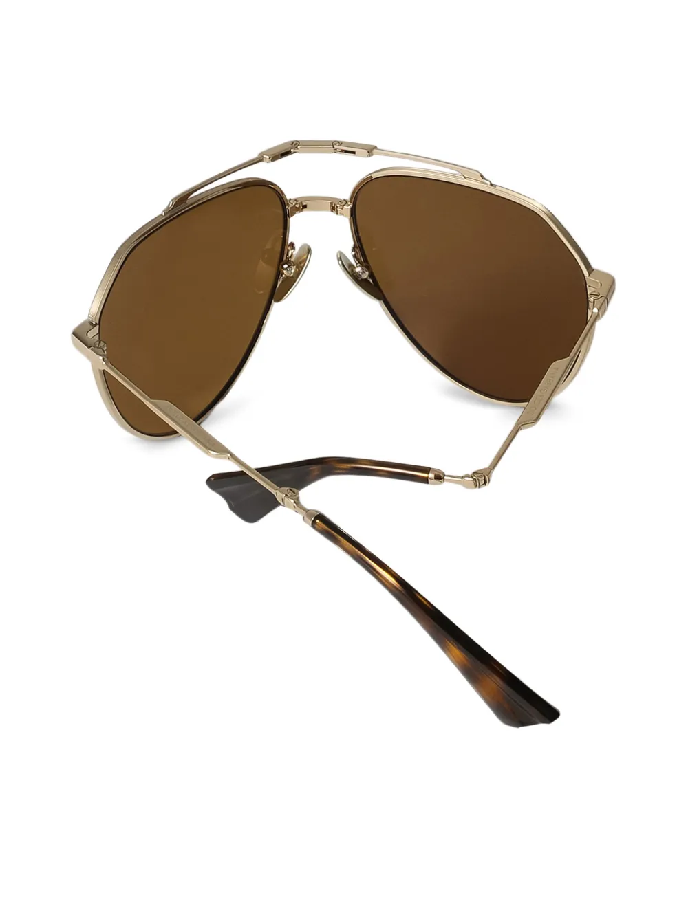 Dolce & Gabbana Eyewear Stefano zonnebril met geometrisch montuur Goud