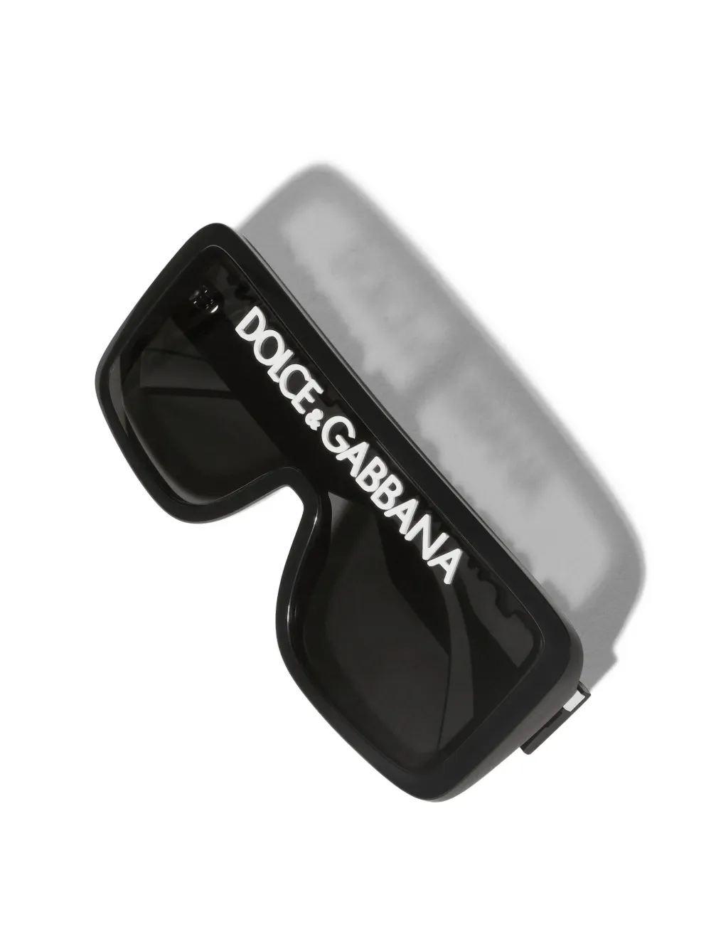 Dolce & Gabbana Eyewear Zonnebril met rechthoekig montuur Zwart