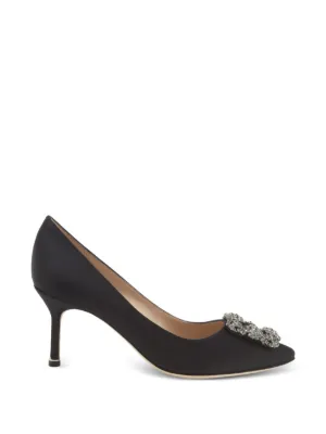 Manolo Blahnik スリングバック パンプス | ニュートラル | FARFETCH JP