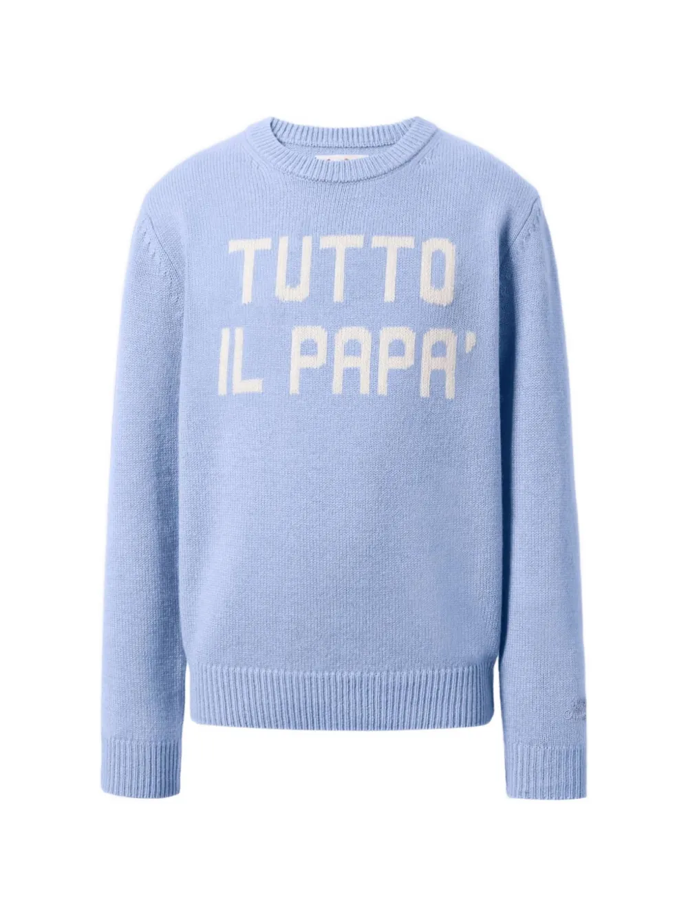 MC2 Saint Barth knitted crewneck top - Blu