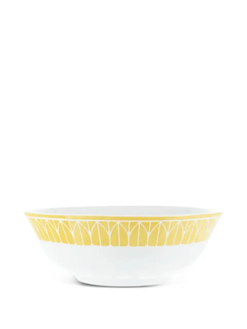 Christofle riviera geometric salad serving bowl