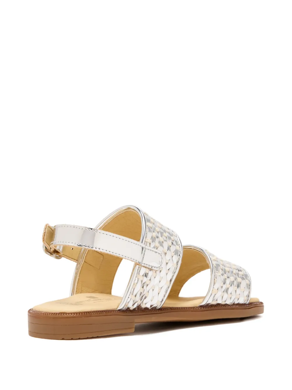 ANDANINES Leren sandalen Zilver