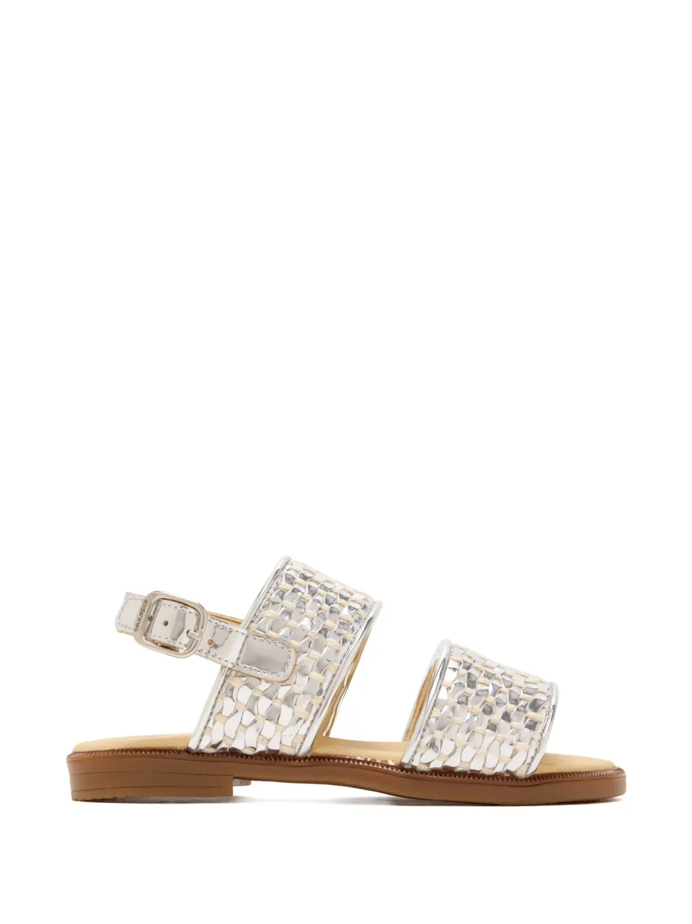 ANDANINES leather sandals - Argento