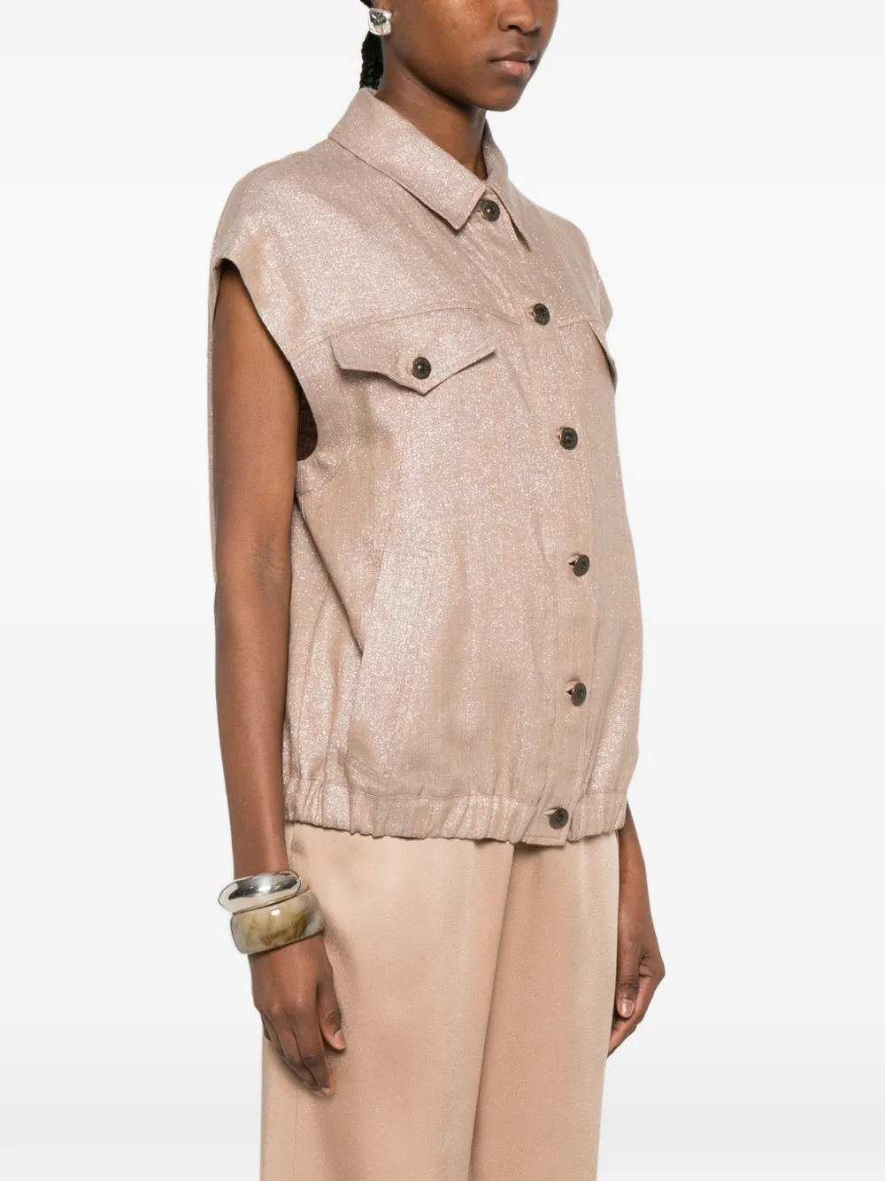  Panicale Pocket Button Jacket - Neutrals 