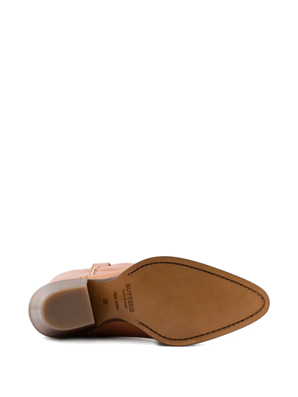 Buttero Annie pull-tab knee-high cowboy boots Bruin