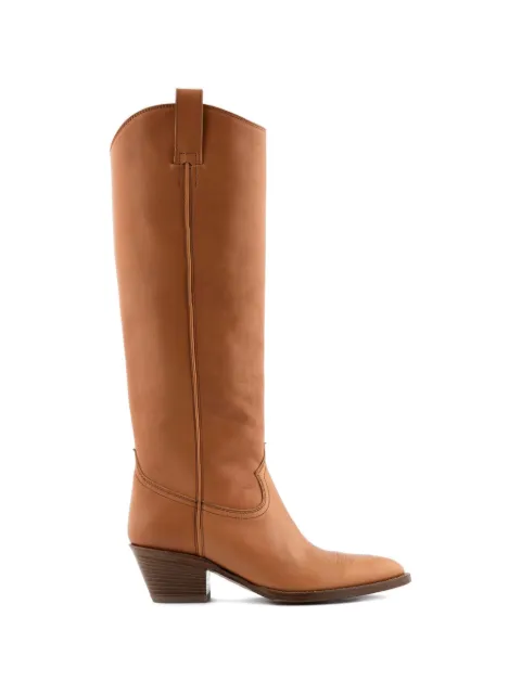 Buttero Annie pull-tab knee-high cowboy boots