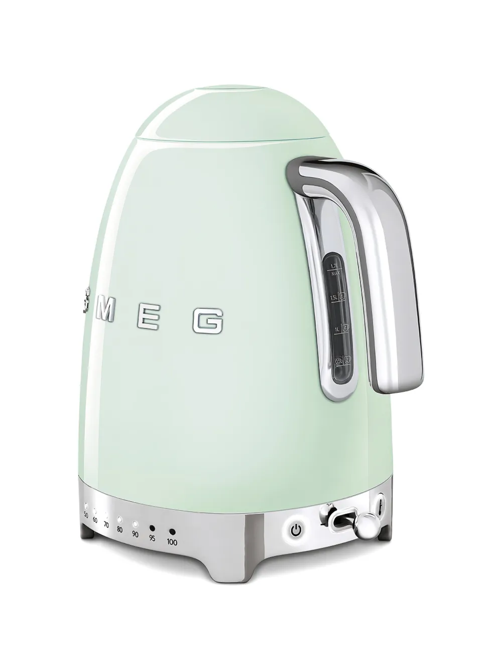 Chrome-Handle Kettle