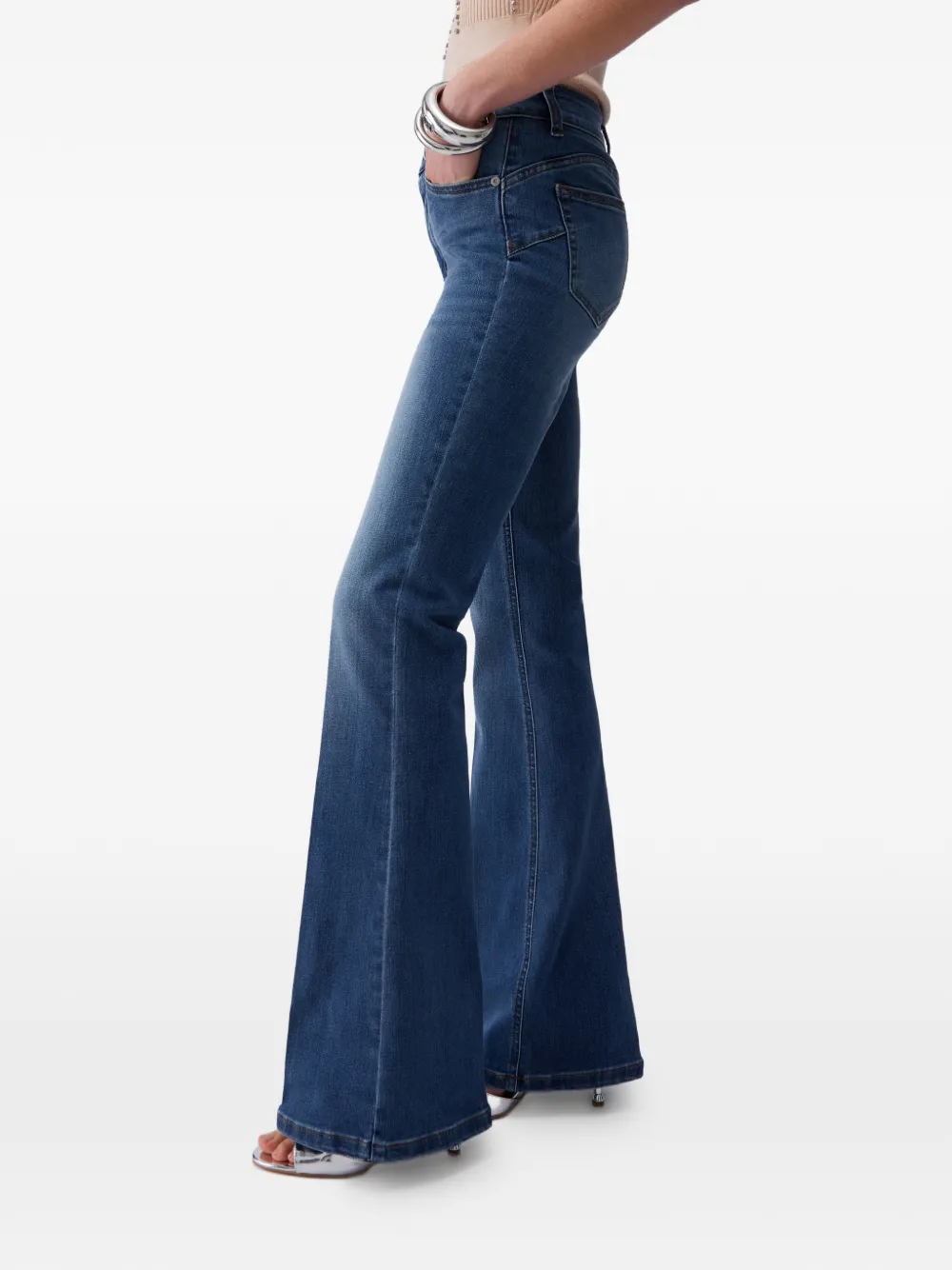  Liu Jo High-rise Five-pockets Jeans - Blue 