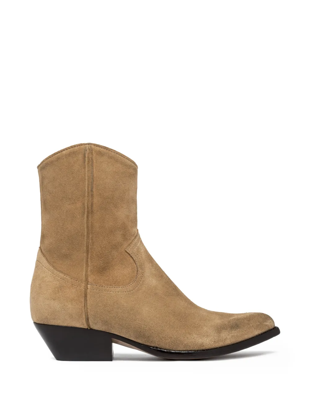 Buttero Flee pointed-toe zip boots Beige