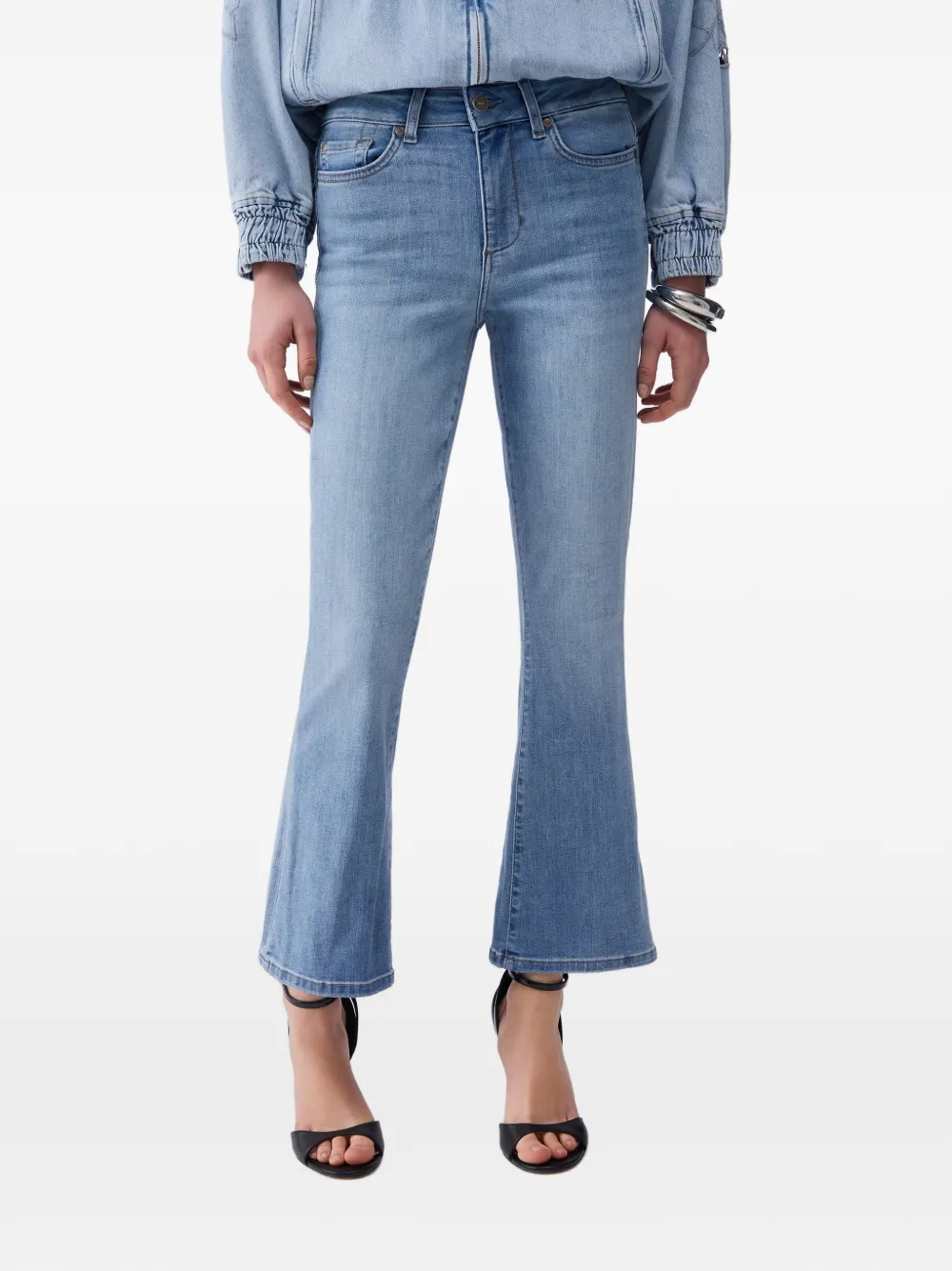  Liu Jo High-rise Cropped Jeans - Blue 