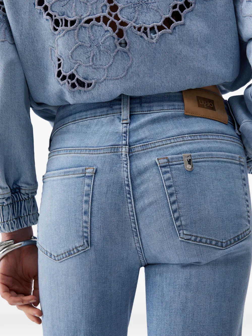 LIU JO Cropped jeans Blauw
