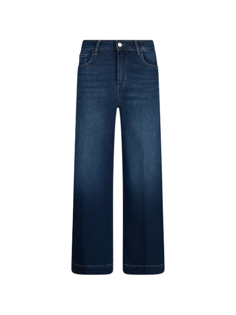 LIU JO jeans acampanados con apliques de strass