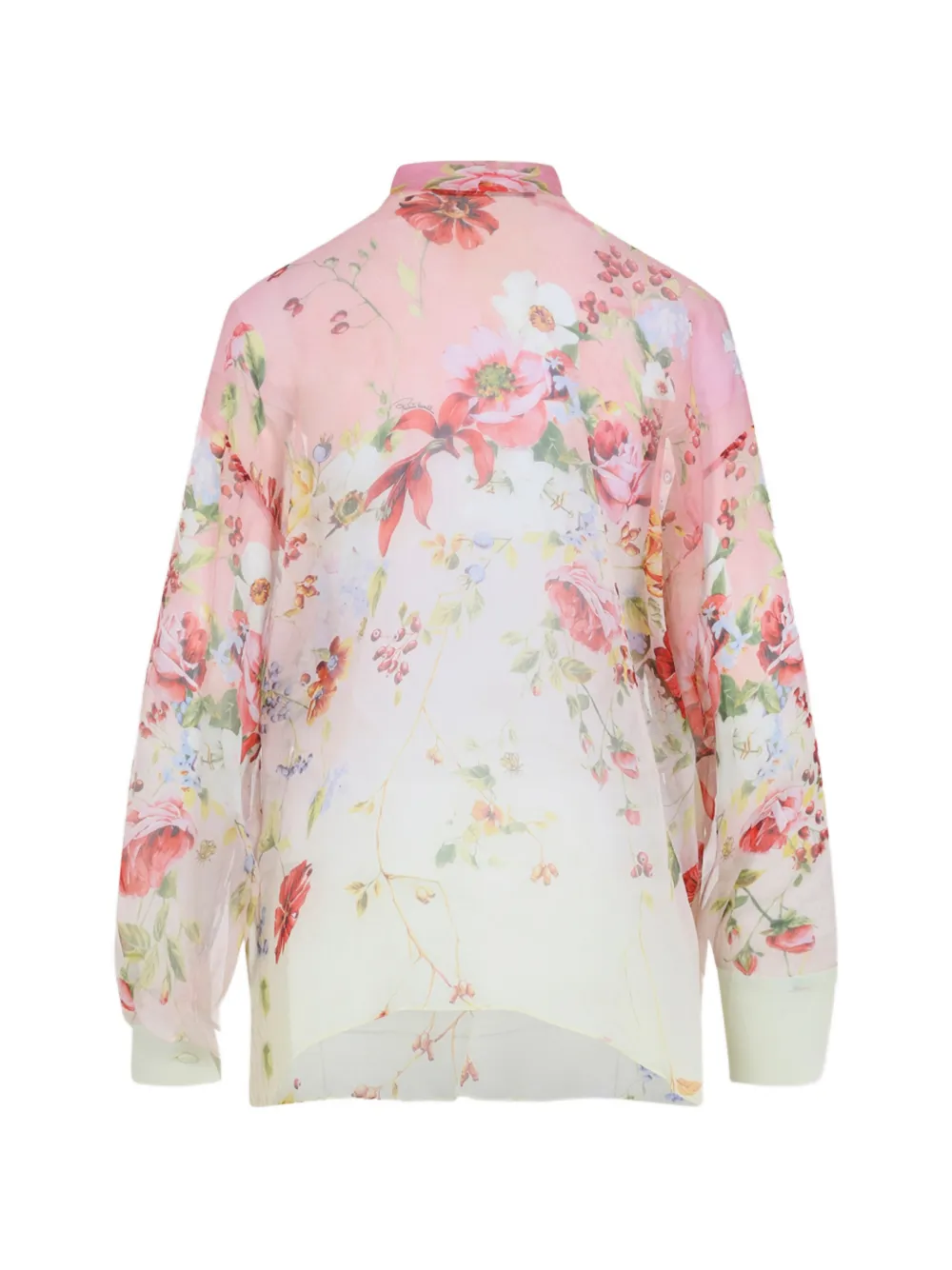 Roberto Cavalli Blouse met bloemenprint Roze