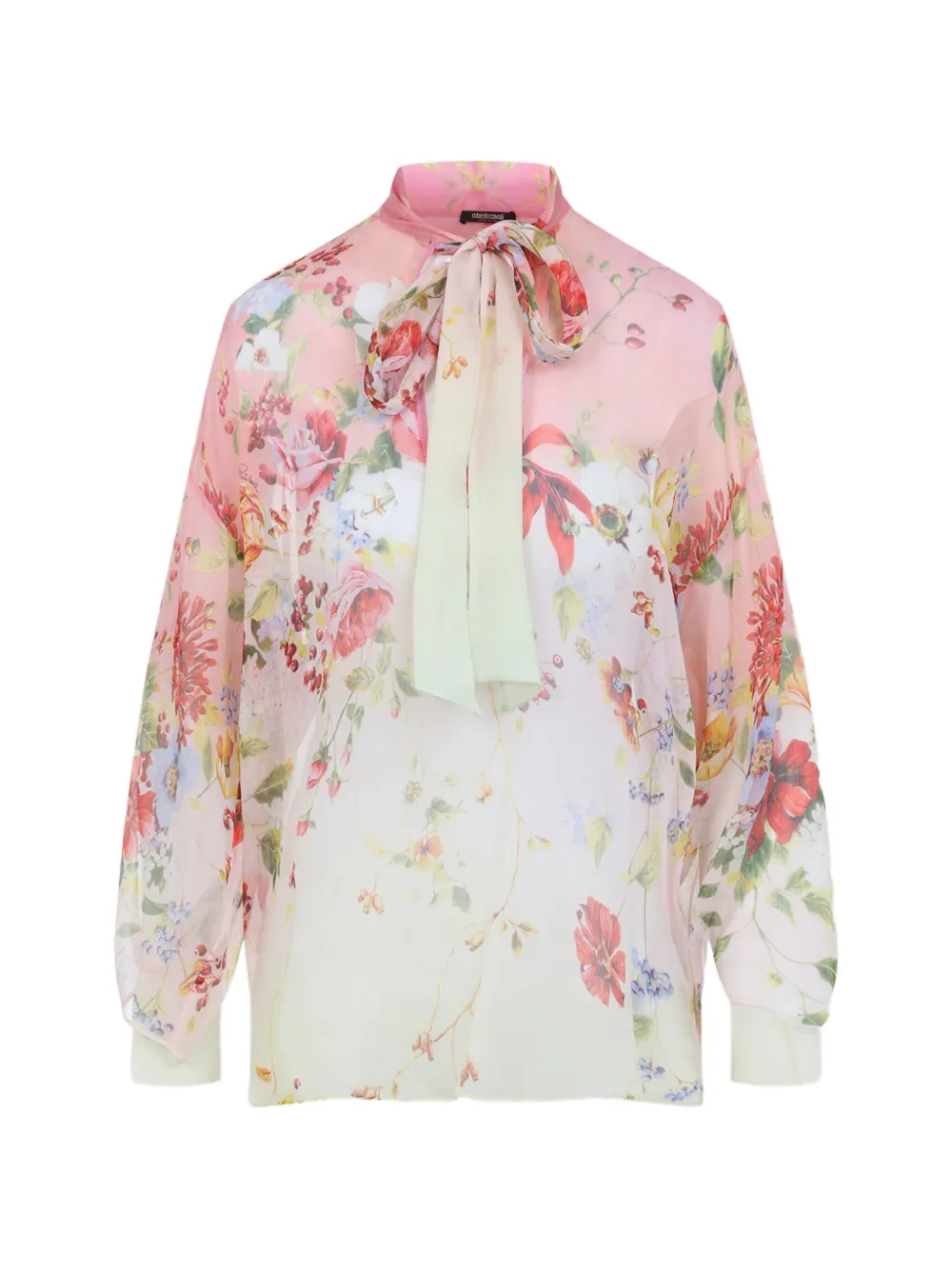Roberto Cavalli floral-print shirt - Rosa