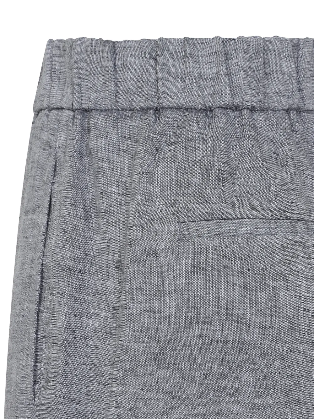 Peserico Broek met elastische taille Blauw