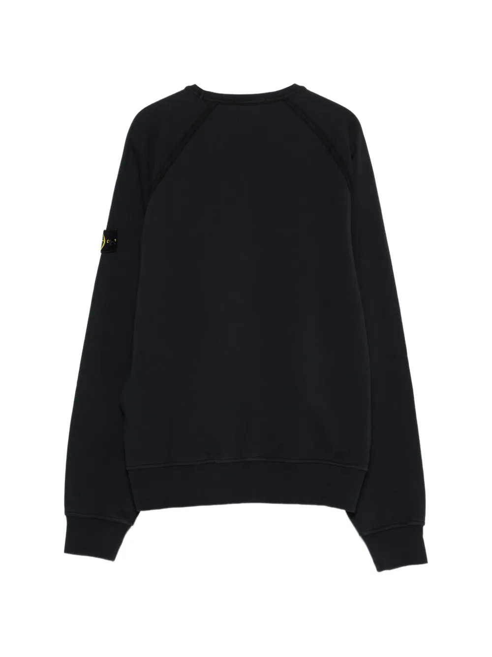  Stone Island Junior Logo Patch Sweatshirt - Black 