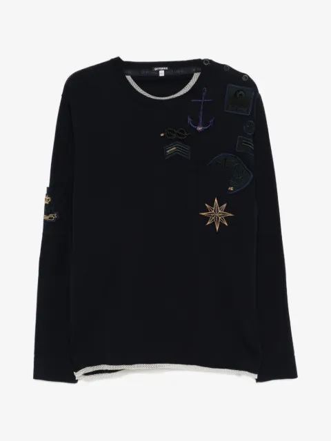 Gianfranco Ferré Pre-Owned 1980s appliquéd sweater