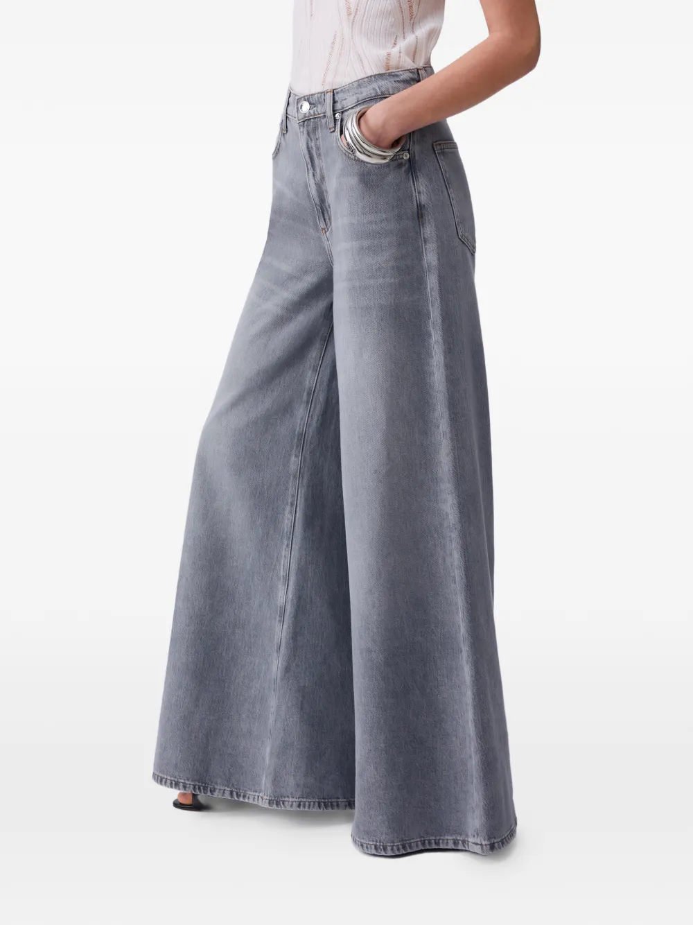  Liu Jo High-rise Flared Jeans - Grey 