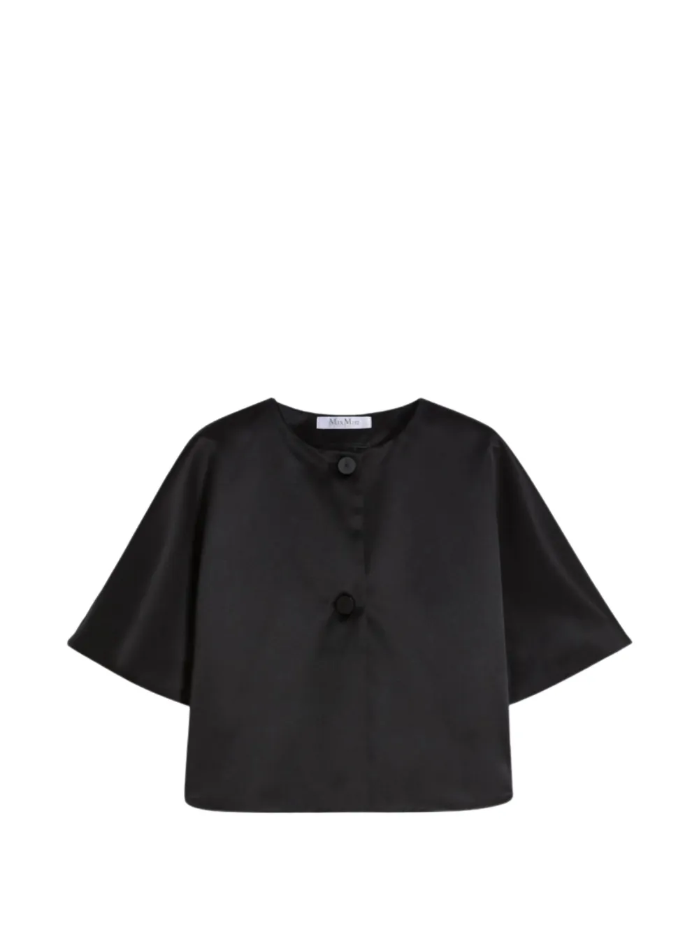 Max Mara Mxautile buttoned cape - Nero