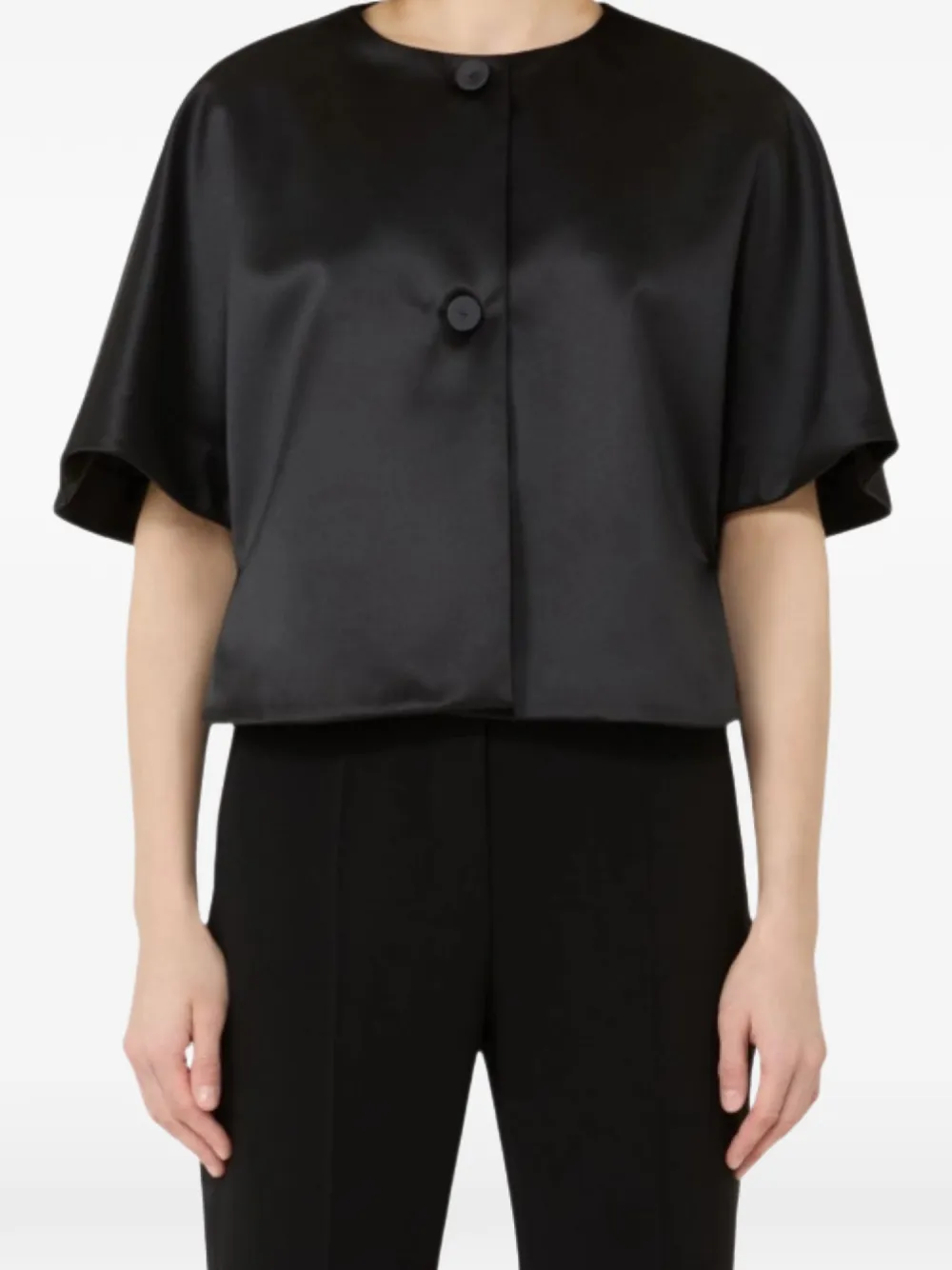 Mxautile Buttoned Cape